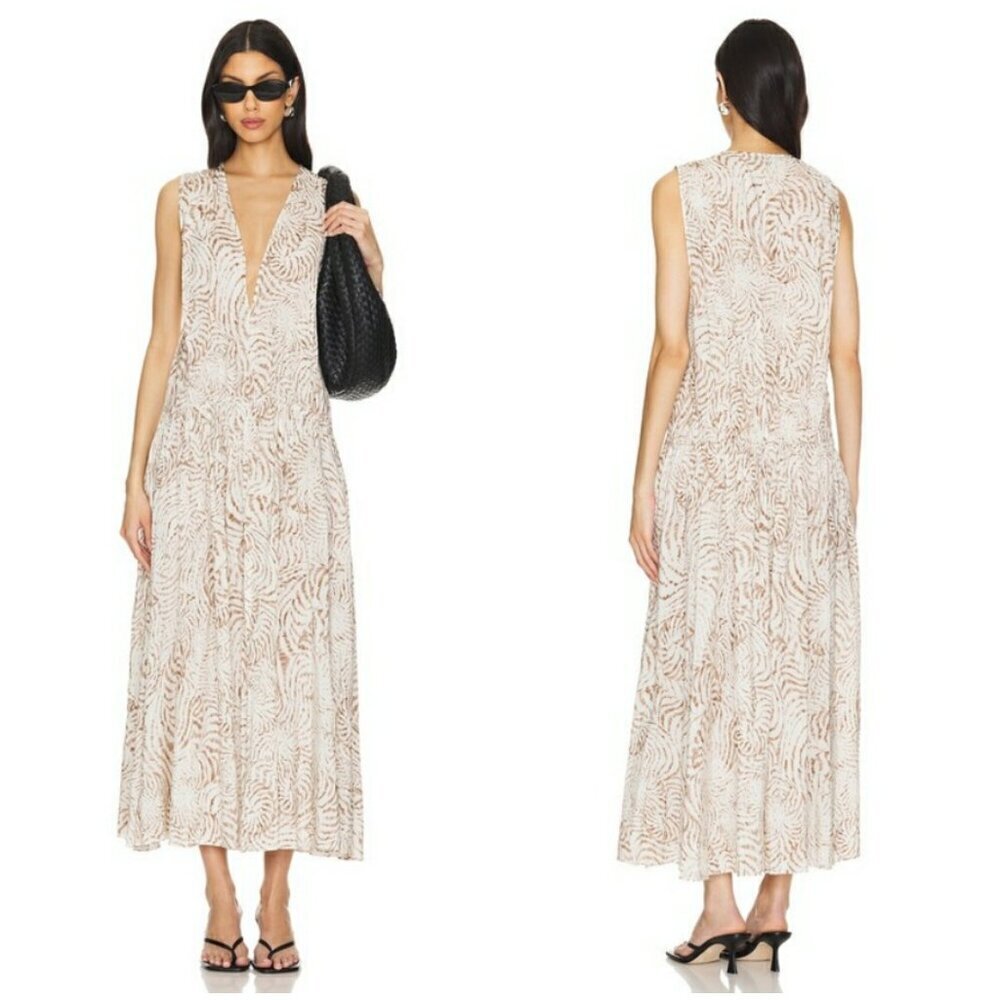 💕ANINE BING💕 Mia Dress ~ Sand Seashell Small